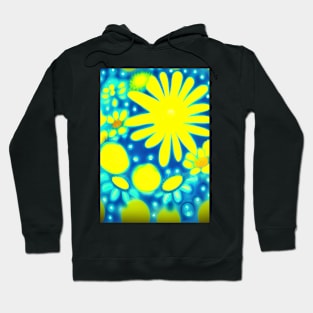 BRIGHT SUNNY LEMON YELLOW FLOWERS Hoodie